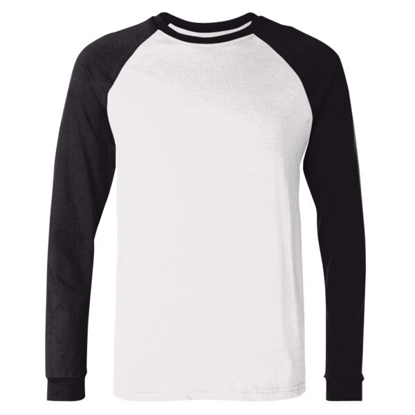Bella + Canvas BELLA + CANVAS Long Sleeve Jersey Baseball Tee 3000-WEB BELLA + CANVAS Long Sleeve Jersey Baseball Tee Thumbnail