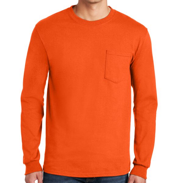 Gildan Gildan Ultra Cotton Long Sleeve T-Shirt with Pocket 2410 Gildan Ultra Cotton Long Sleeve T-Shirt with Pocket Thumbnail