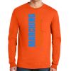 Gildan Ultra Cotton Long Sleeve T-Shirt with Pocket Thumbnail